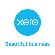 Xero Logo Blue Blue Byline Below RGB