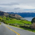 breathtaking view beautiful landscape surrounded by mountains wanaka town new zealand