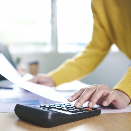 business woman working finance accounting analyze financi v2